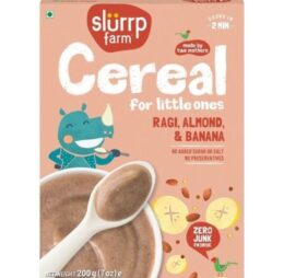 SLURRP FARM CEREAL FOR LITTLE ONES (RAGI, ALMOND & BANANA)