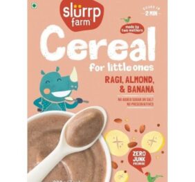 SLURRP FARM CEREAL FOR LITTLE ONES (RAGI, ALMOND & BANANA)