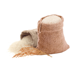 White Rice Bags